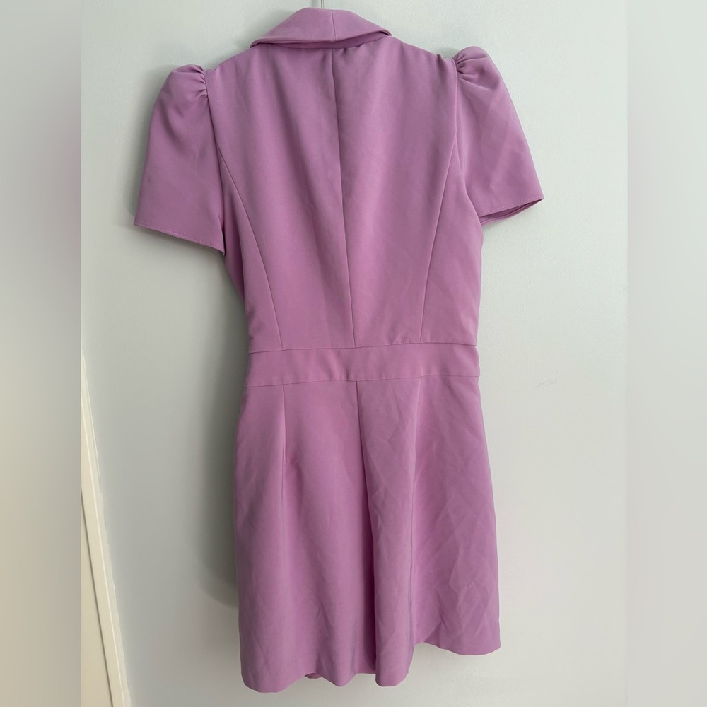 Zara Lilac Mini Wrap Skort Dress - Picture 7 of 10